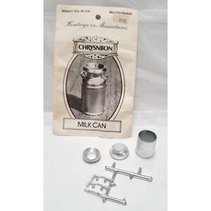 Vintage Chrysnbon Heritage in Miniatures Dollhouse Milk Can Minikit M-158